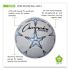 Champion Sports Viper Soccer Ball, No. 5. Size, 8.5" To 9" Diameter, White