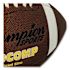 Champion Sports Pro Composite Football, Official Size, Brown