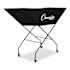 Champion Sports PRO Collapsible Volleyball Cart, 23" X 55" X 41", Black