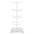 Champion Sports Double Medicine Ball Tree, 12" X 23" X 51", White