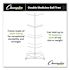Champion Sports Double Medicine Ball Tree, 12" X 23" X 51", White