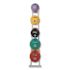 Champion Sports Double Medicine Ball Tree, 12" X 23" X 51", White
