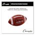 Champion Sports Rubber Sports Ball, Football, Intermediate/Youth Size, Brown