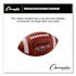 Champion Sports Rubber Sports Ball, Football, Intermediate/Youth Size, Brown