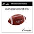 Champion Sports Rubber Sports Ball, Football, Intermediate/Youth Size, Brown