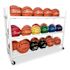 Champion Sports 30 Basketball Heavy-Duty Cart, Heavy-Duty Plastic, 176lb Cap