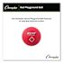 Champion Sports Playground Ball, 6" Diameter, Red