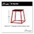 Champion Sports Plyo Box, 18" H, 18 X 18 Base