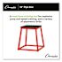 Champion Sports Plyo Box, 18" H, 18 X 18 Base