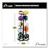 Champion Sports Deluxe Five-Row Mobile Medicine Ball Rack, Metal, 198lb Cap