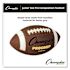 Champion Sports Pro Composite Football, Junior Size, Brown