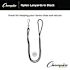Champion Sports Lanyard, Metal J-Hook Fastener, 20" Long, Black, Package Of 12