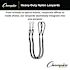 Champion Sports Lanyard, Metal J-Hook Fastener, 20" Long, Black, Package Of 12