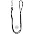 Champion Sports Lanyard, Metal J-Hook Fastener, 20" Long, Black, Package Of 12