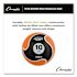 Champion Sports Rhino Elite Medicine Ball, 10 Lb, Orange