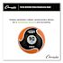 Champion Sports Rhino Elite Medicine Ball, 10 Lb, Orange