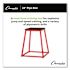 Champion Sports Plyo Box, 24" H, 21 X 21 Base
