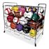 Champion Sports Portable Ball Locker, Metal, 176 Lb Cap, 24x41x36, Chrome