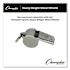 Champion Sports Whistle, Heavy Weight, Metal, Silver, Dozen