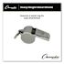 Champion Sports Whistle, Heavy Weight, Metal, Silver, Dozen
