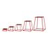 Champion Sports Plyo Box Set, 13", 15", 18", 21", 24", 5/Set