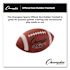 Champion Sports Rubber Sports Ball, Football, Official Nfl, No. 9 Size, Brown