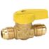 Premier 1/2 In. Fl X 1/2 In. Fl Brass Gas Ball Valve