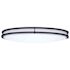 SATCO Glamour LED 32 Inch Oval Flush Mount Black Finish  CCT Selectable