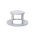 Alpine Industries 36 Gallon Outdoor Silver Trash Can Receptacle Bin With Lid