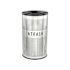 Alpine Industries 26 Gallon  Stainless-Steel Round Perforated Trash Can With Lid