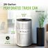 Alpine Industries 26 Gallon  Stainless-Steel Round Perforated Trash Can With Lid