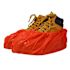 Shubee Red Slip-Resistant Waterproof Shoe Cover Package Of 40