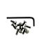 Acorn Engineering Company Repl Screws, #10-32 X 1/2" S/S, Package Of 40