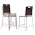 National Public Seating Bushwick CafÃ© Stool, 24"H, Espresso Package Of 4