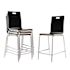National Public Seating Bushwick CafÃ© Stool, 24"H, Black Package Of 4