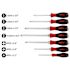 Wiha 7 Piece Softfinish Xheavy Duty Slotted And Phillips Screwdriver Set