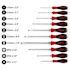 Wiha 10 Piece Softfinish Xheavy Duty Slotted And Phillips Screwdriver Set