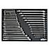 Wiha 31 Piece Combination Wrench Tray Set - SAE And Metric