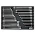 Wiha 31 Piece Ratcheting Wrench Tray Set - SAE And Metric