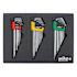 Wiha 35 Piece Ergostar L-Key Tray Set - Hex Metric Hex SAE Torx