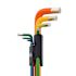 Wiha 9 Piece Ball End Color Coded Hex L-Key Set - Metric