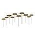 Wiha 10 Piece Softgrip Dual Drive Hex SAE T-Handle Tray Set