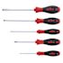 Wiha 5 Piece Softfinish Slotted And Phillips Screwdriver Set