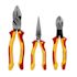 Wiha 3 Piece Insulated Industrial Pliers And Cutters Tray Set