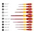 Wiha 10 Piece Insulated Softfinish Screwdriver Set