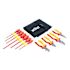 Wiha 3 Piece Insulated Industrial Pliers And Cutters Set
