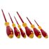 Wiha 6 Piece Insulated Softfinish Screwdriver Set - Slotted Phillips