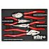 Wiha 3 Piece Classic Grip Pliers And Cutters Tray Set