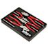 Wiha 3 Piece Classic Grip Pliers And Cutters Tray Set