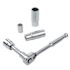Wiha 22 Piece 3/8" Drive Professional Standard And Deep Socket Tray Set - SAE